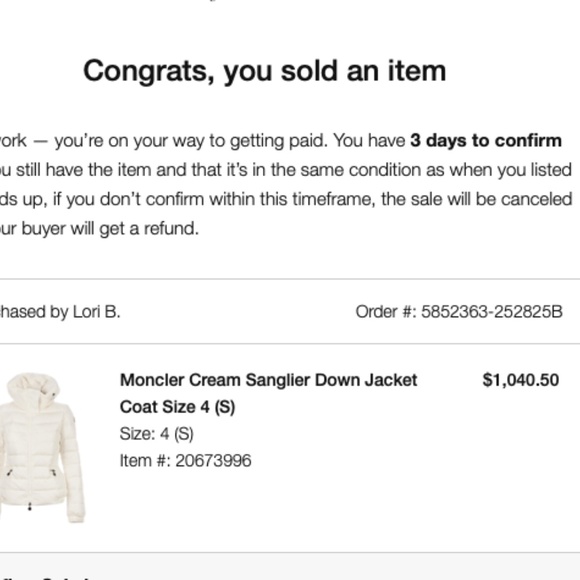 SOLD ON TRADESY - Picture 2 of 2